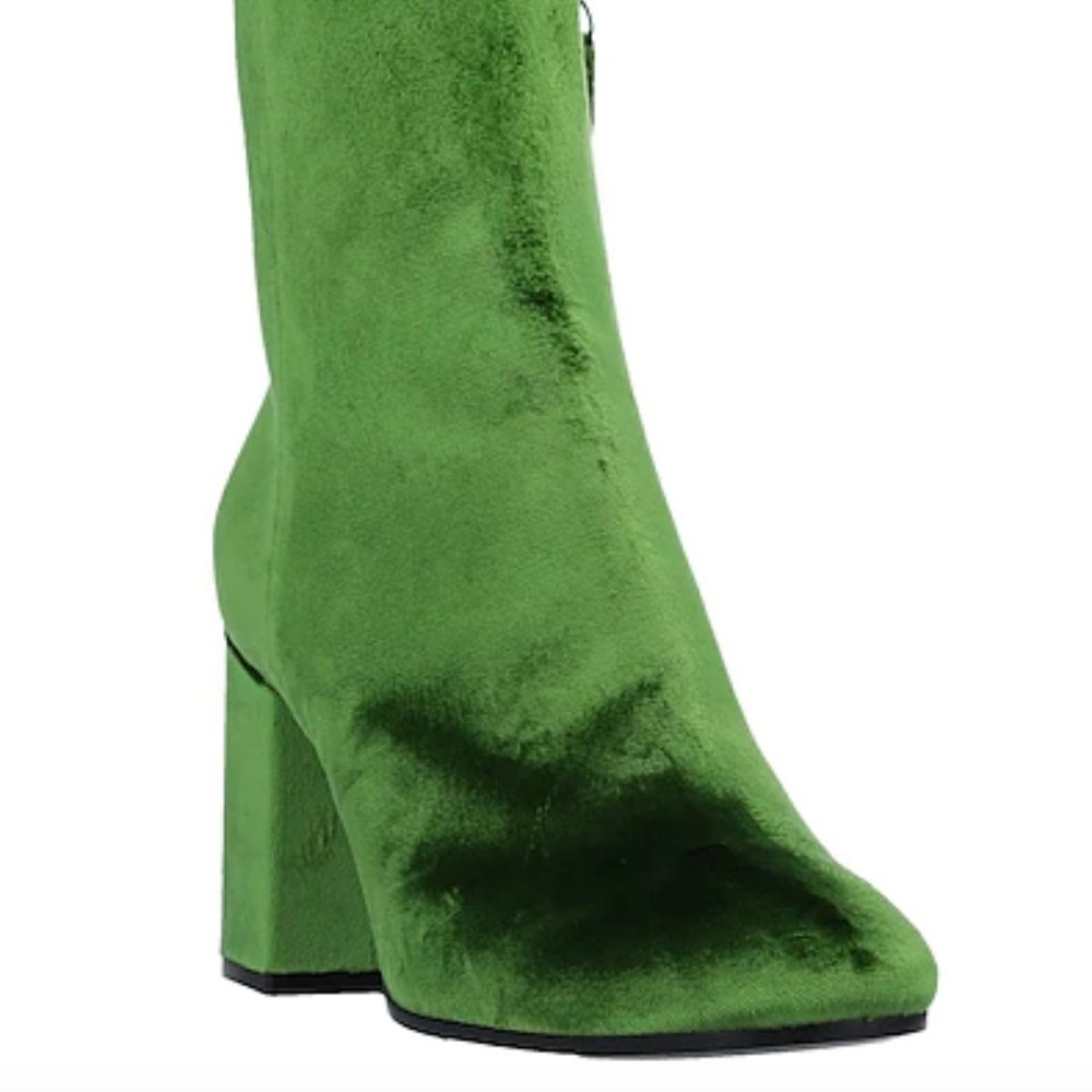 BALENCIAGA Suede Green Ankle boots - Picture 2 of 2